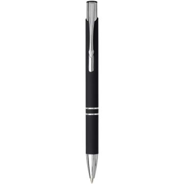 Moneta soft touch ballpoint pen (black ink)