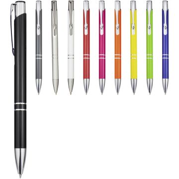 Moneta aluminium click ballpoint pen (black ink)