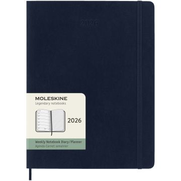 Moleskine soft cover 12 month weekly XL planner