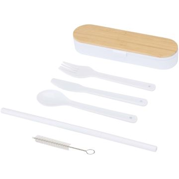 Runa cutlery set with bamboo lid