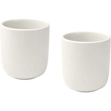 Male 200 ml ceramic cups with matt finish - set of 2