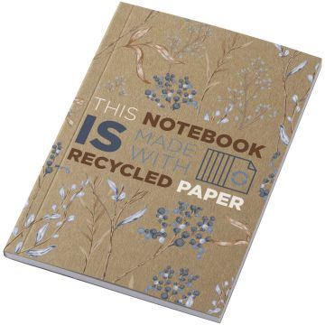 Novella Austen A6 recycled soft cover kraft notebook - 50 sheets