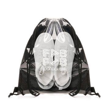Transparent Fabric Drawstring Bag
