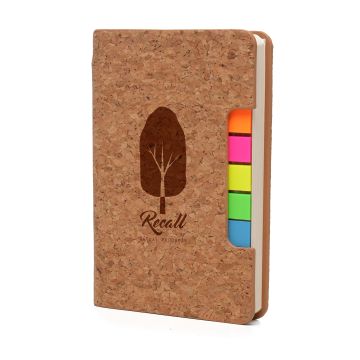 Cortez Cork Notebook with Flags