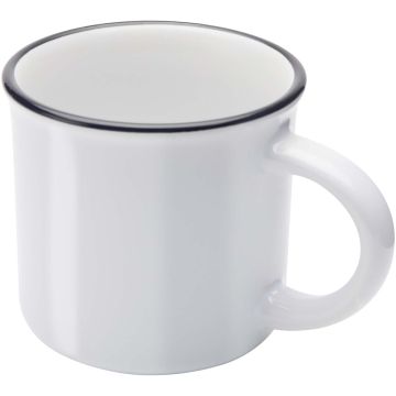 Bari 240 ml ceramic mug with glossy finish