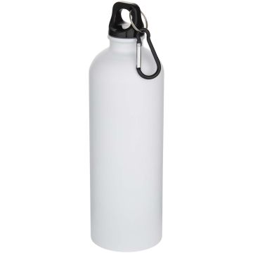 Oregon 750 ml matte RCS recycled single wall stainless steel water bottle with carabiner
