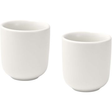 Male 90 ml ceramic espresso cups with matt finish - set of 2