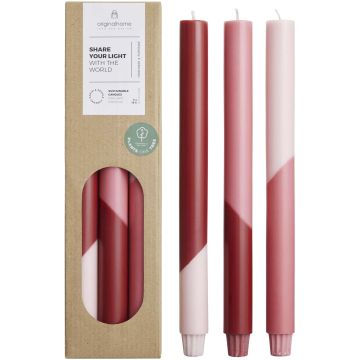Originalhome Eden diagonal candles - set of 3