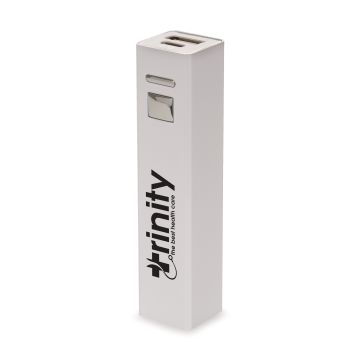 White Cuboid Power Bank