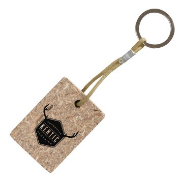 Rectangle BioHusk Keyring